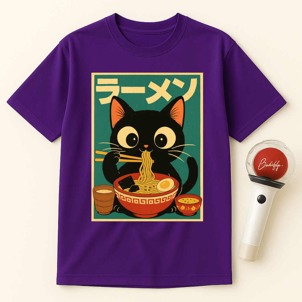 JAPANESE CAT RAMEN UNISEX T-SHIRT