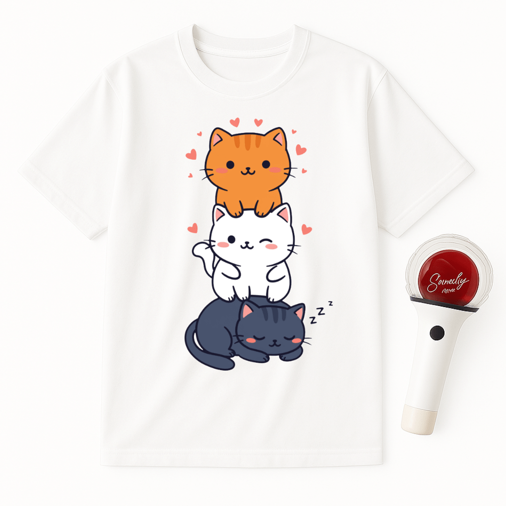 PILE CATS UNISEX T-SHIRT
