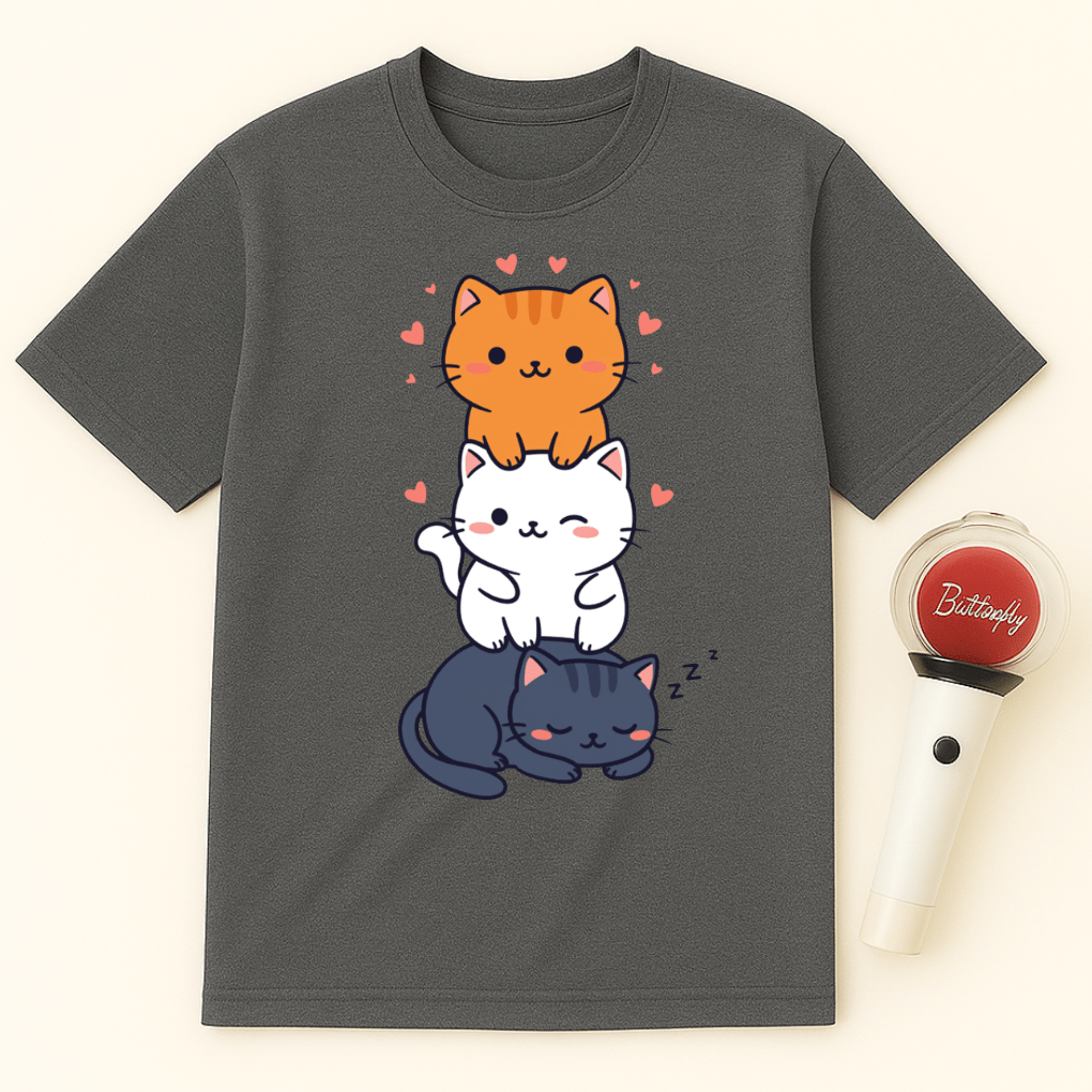 PILE CATS UNISEX T-SHIRT