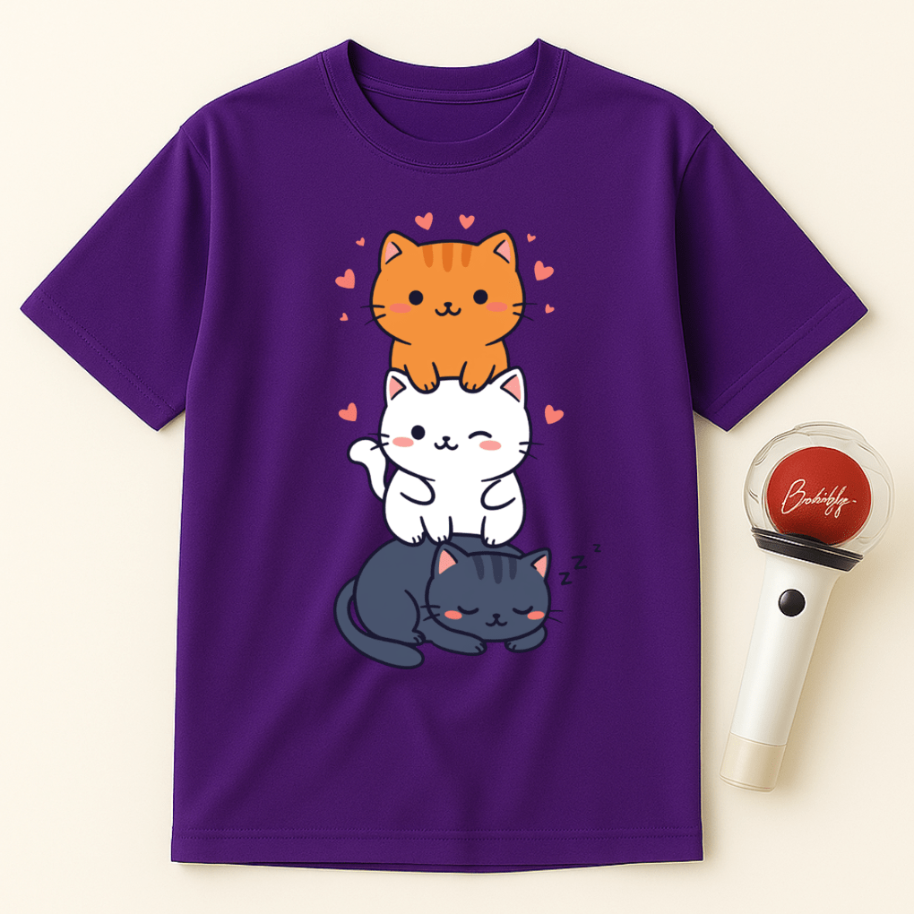 PILE CATS UNISEX T-SHIRT