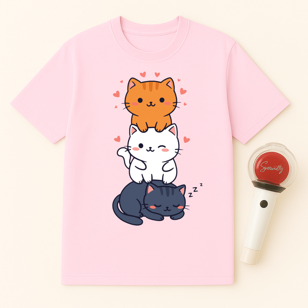 PILE CATS UNISEX T-SHIRT