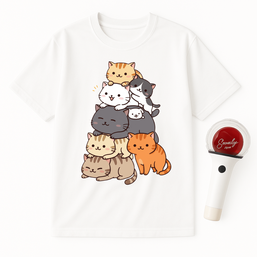 PILE CATS UNISEX T-SHIRT