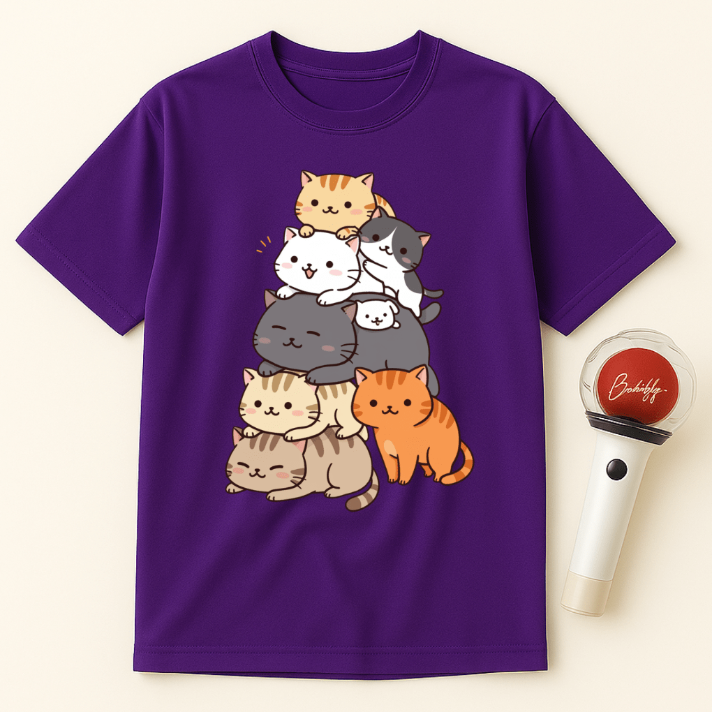 PILE CATS UNISEX T-SHIRT