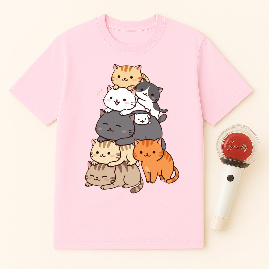 PILE CATS UNISEX T-SHIRT