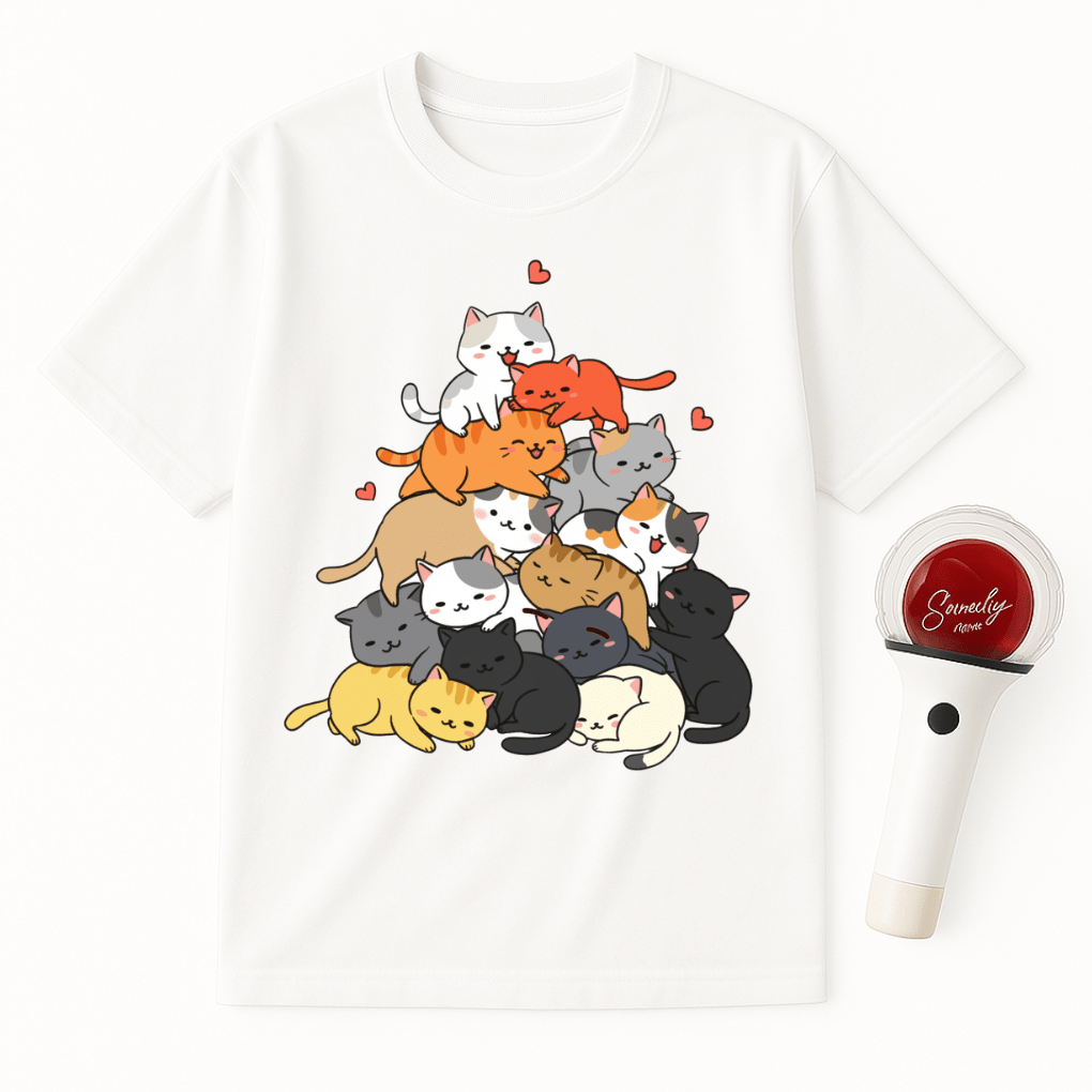 PILE CATS UNISEX T-SHIRT