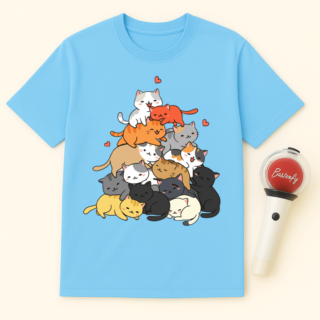 PILE CATS UNISEX T-SHIRT