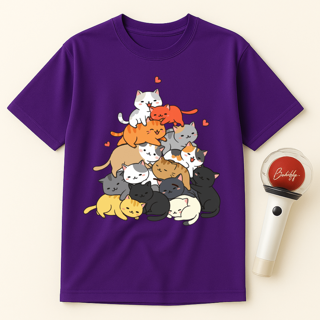 PILE CATS UNISEX T-SHIRT