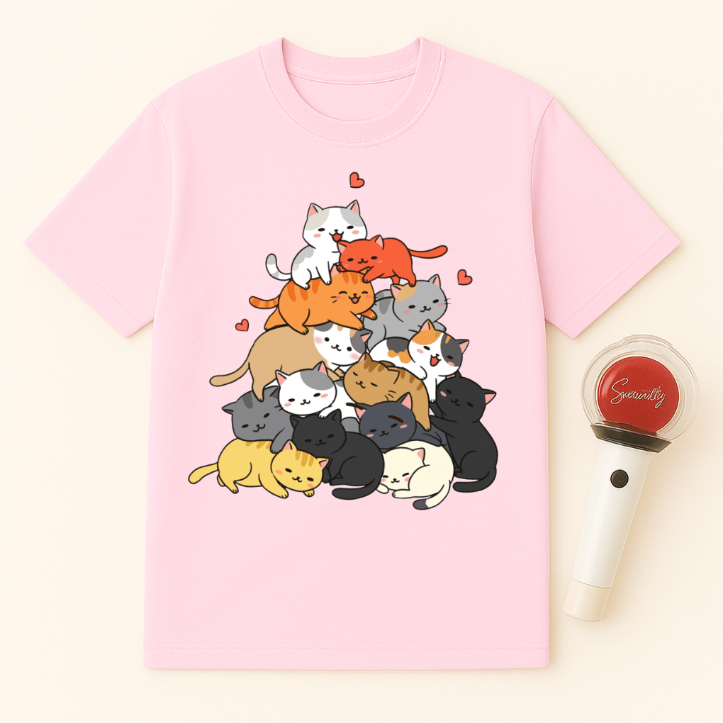 PILE CATS UNISEX T-SHIRT