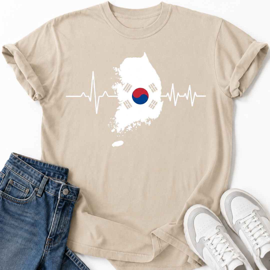 SOUTH KOREA HEARTBEAT T-SHIRT