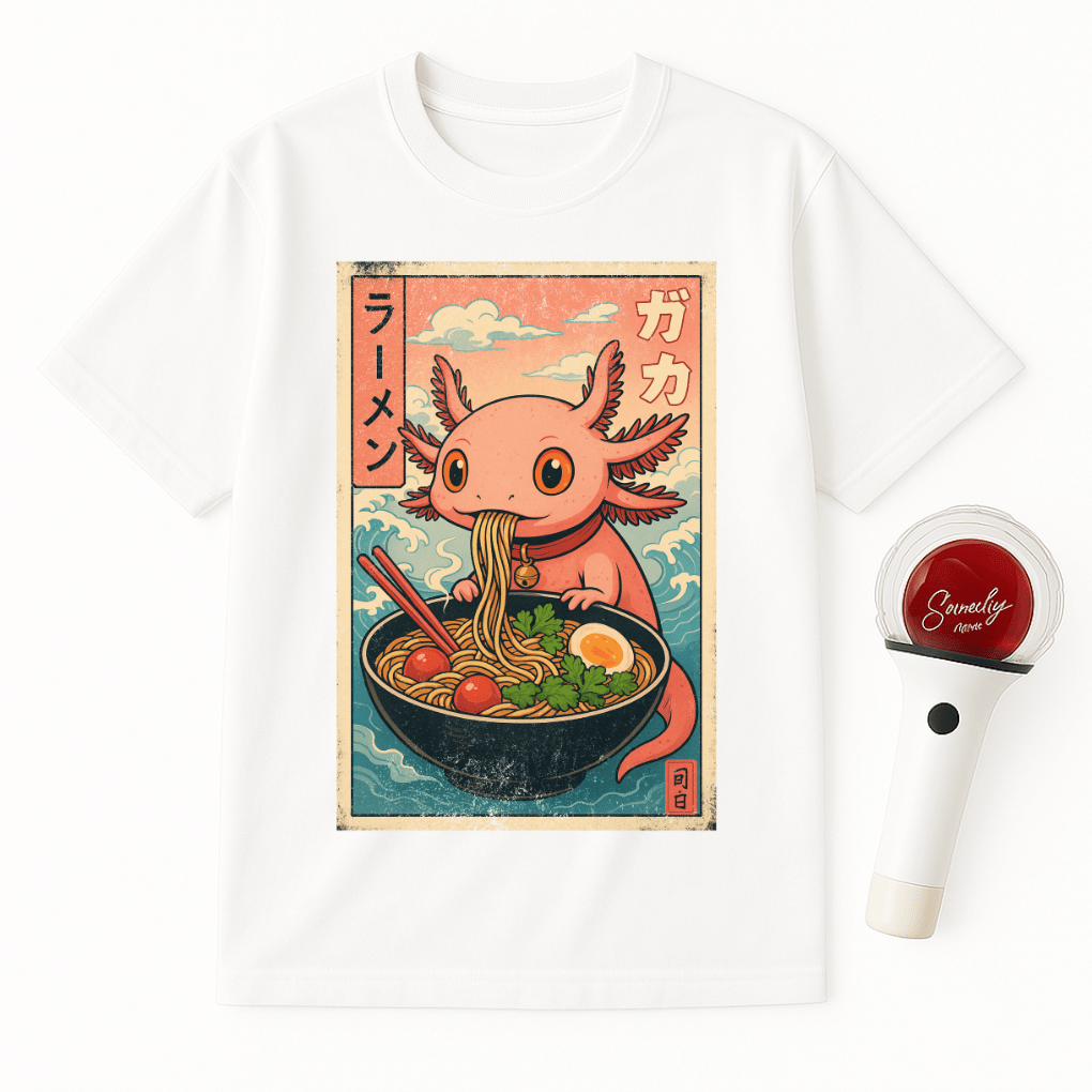 AXOLOTL RAMEN UNISEX T-SHIRT