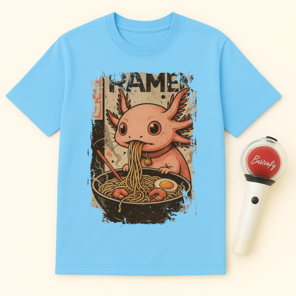 AXOLOTL RAMEN BOWL UNISEX T-SHIRT