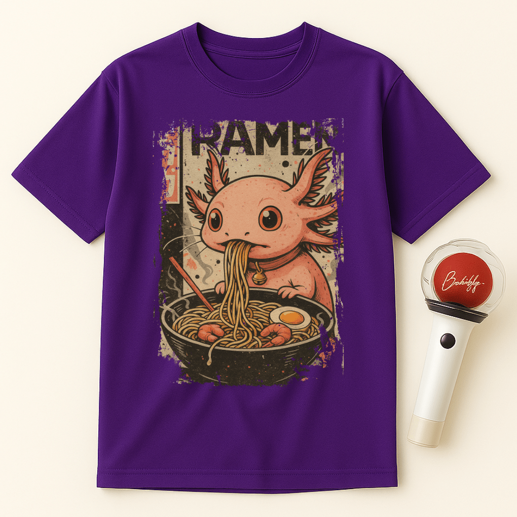 AXOLOTL RAMEN BOWL UNISEX T-SHIRT