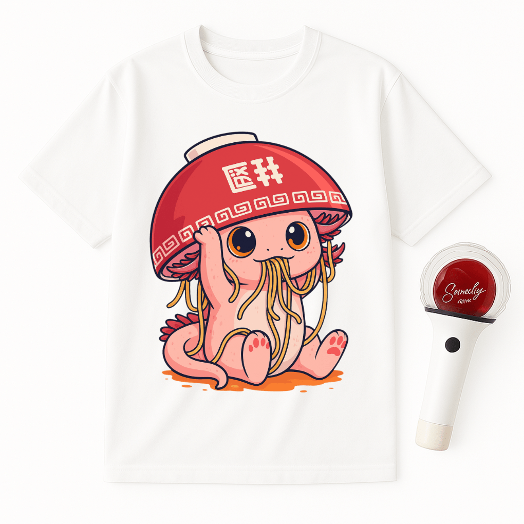 RAMEN AXOLOTL BOWL HAT UNISEX T-SHIRT