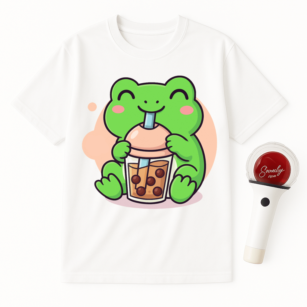 BOBA TEA FROG UNISEX T-SHIRT