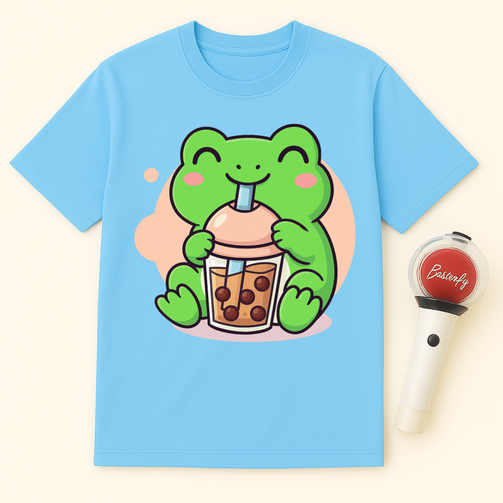 BOBA TEA FROG UNISEX T-SHIRT