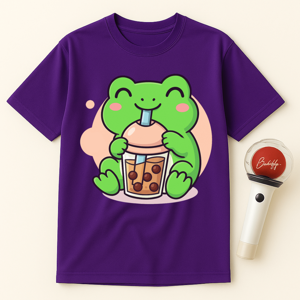 BOBA TEA FROG UNISEX T-SHIRT