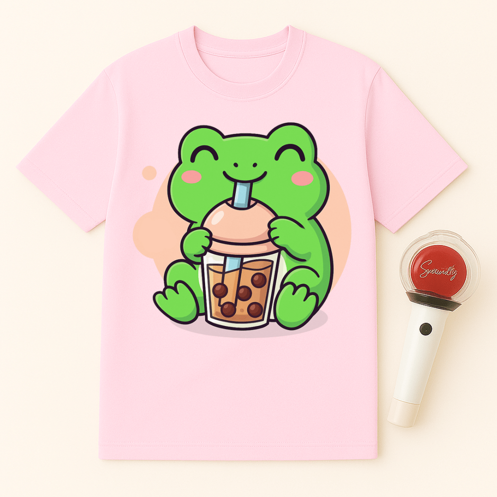 BOBA TEA FROG UNISEX T-SHIRT
