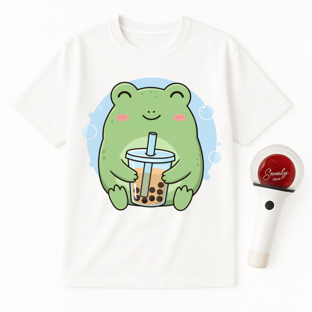 FROG BUBBLE TEA UNISEX T-SHIRT