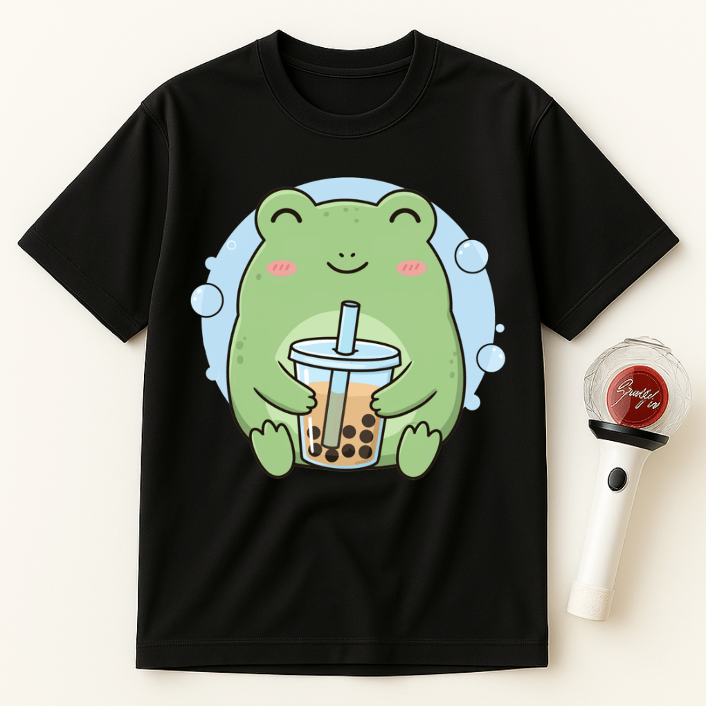 FROG BUBBLE TEA UNISEX T-SHIRT