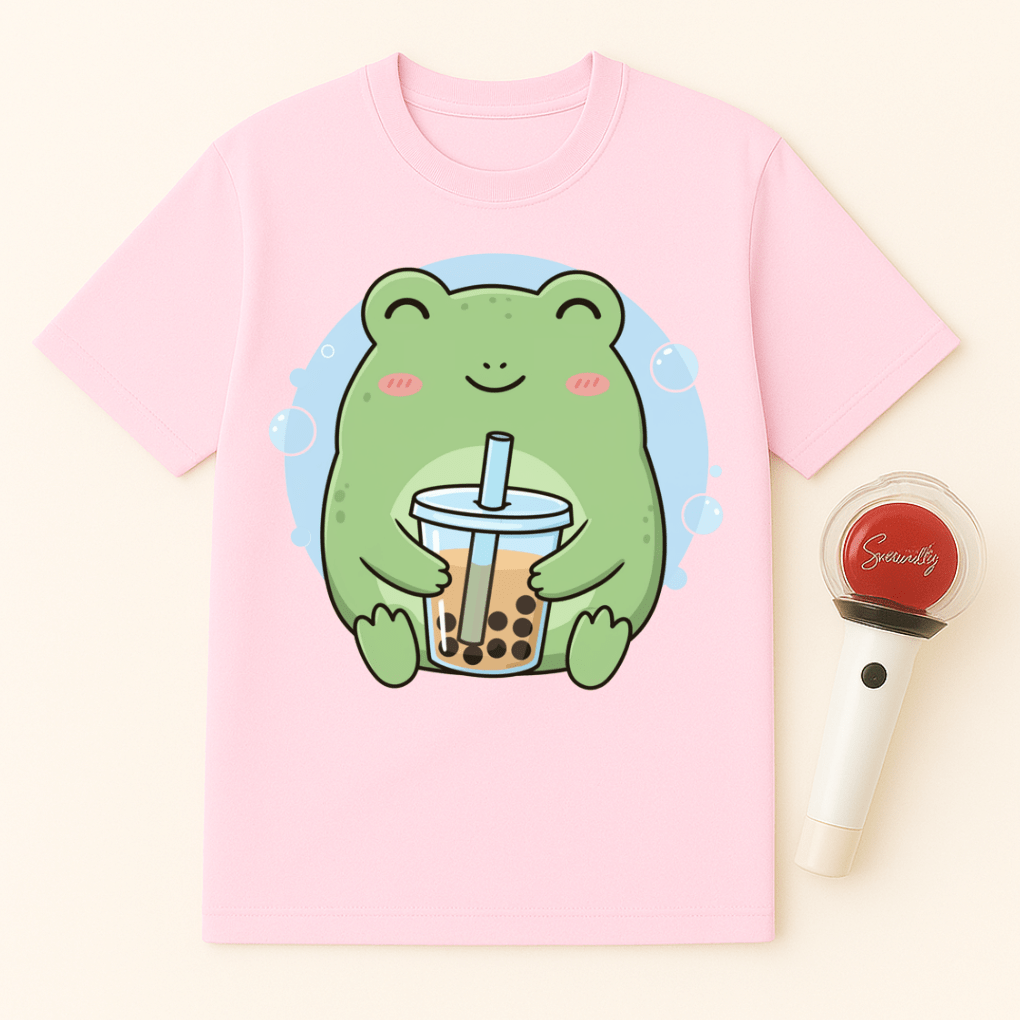 FROG BUBBLE TEA UNISEX T-SHIRT