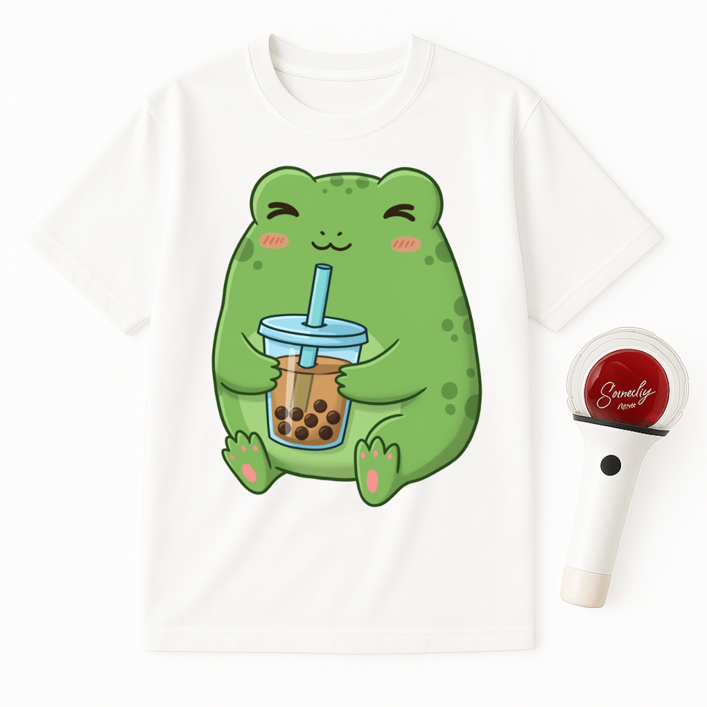 BOBA TEA FROG UNISEX T-SHIRT