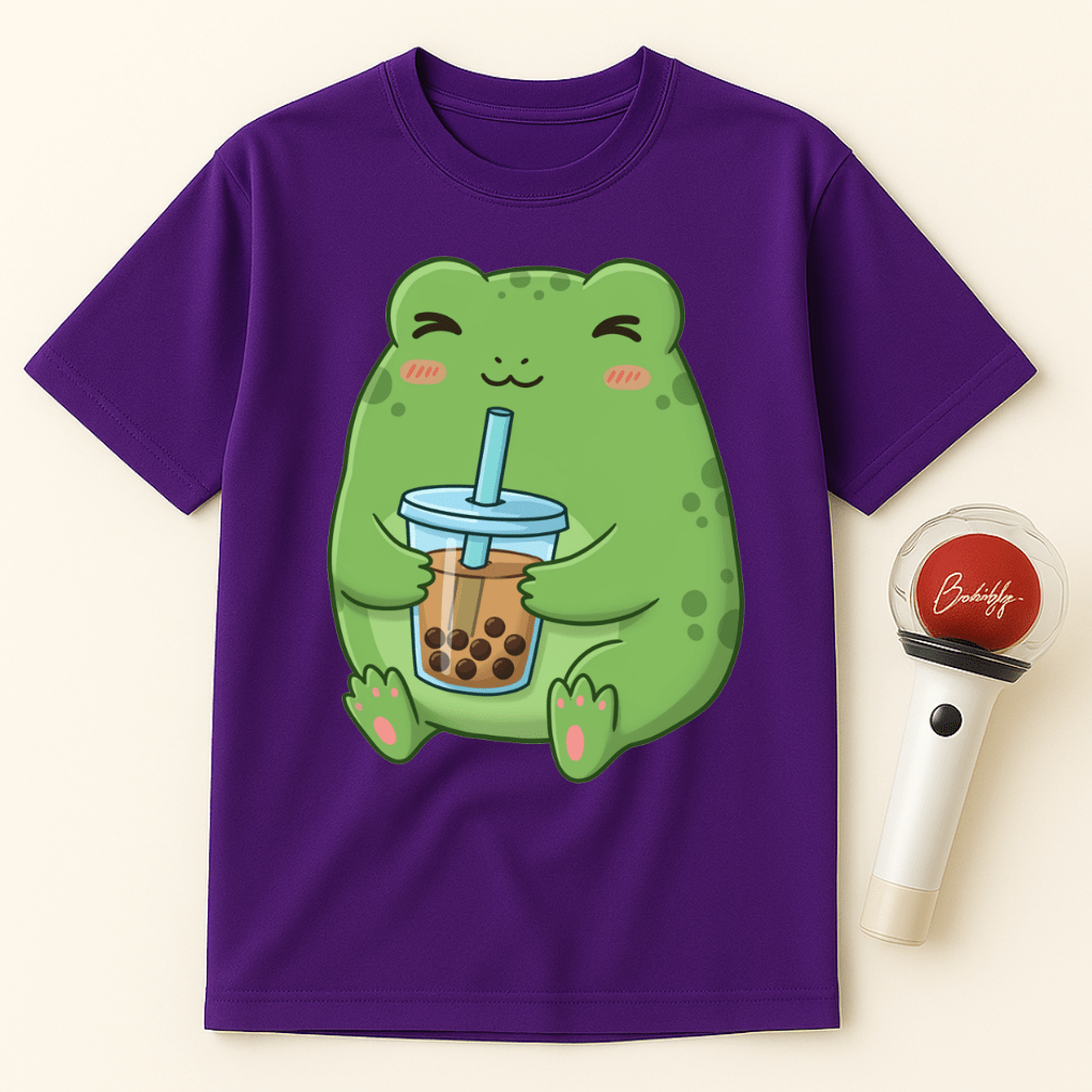 BOBA TEA FROG UNISEX T-SHIRT