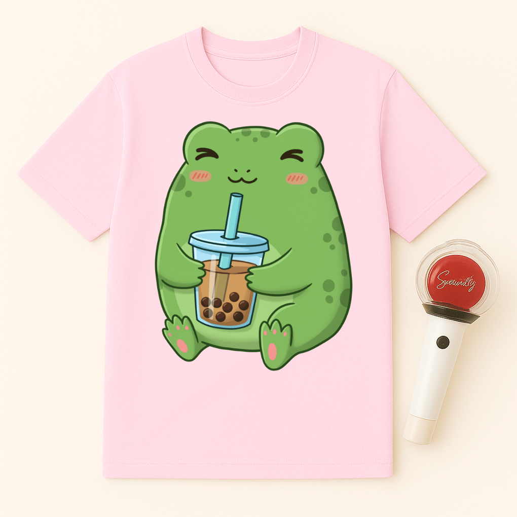 BOBA TEA FROG UNISEX T-SHIRT