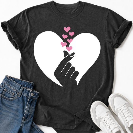 K-POP-HERZ-T-SHIRT