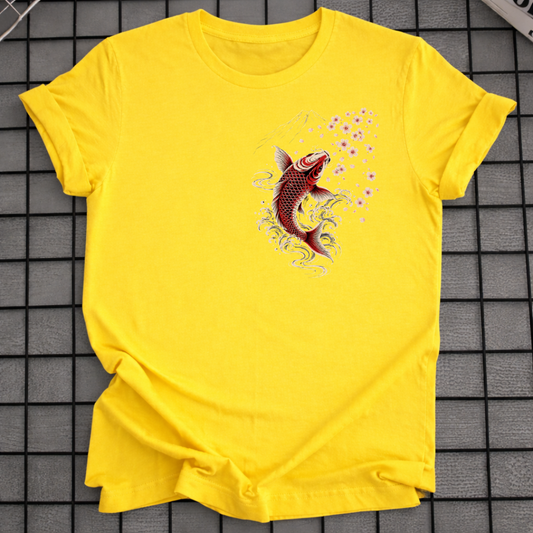 JAPANISCHE KOI FISCHE SCHWIMMEN T-SHIRT
