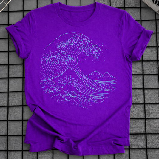 GREAT WAVE LINE T-SHIRT