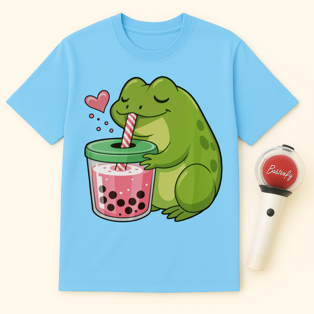 FROG BUBBLE TEA UNISEX T-SHIRT