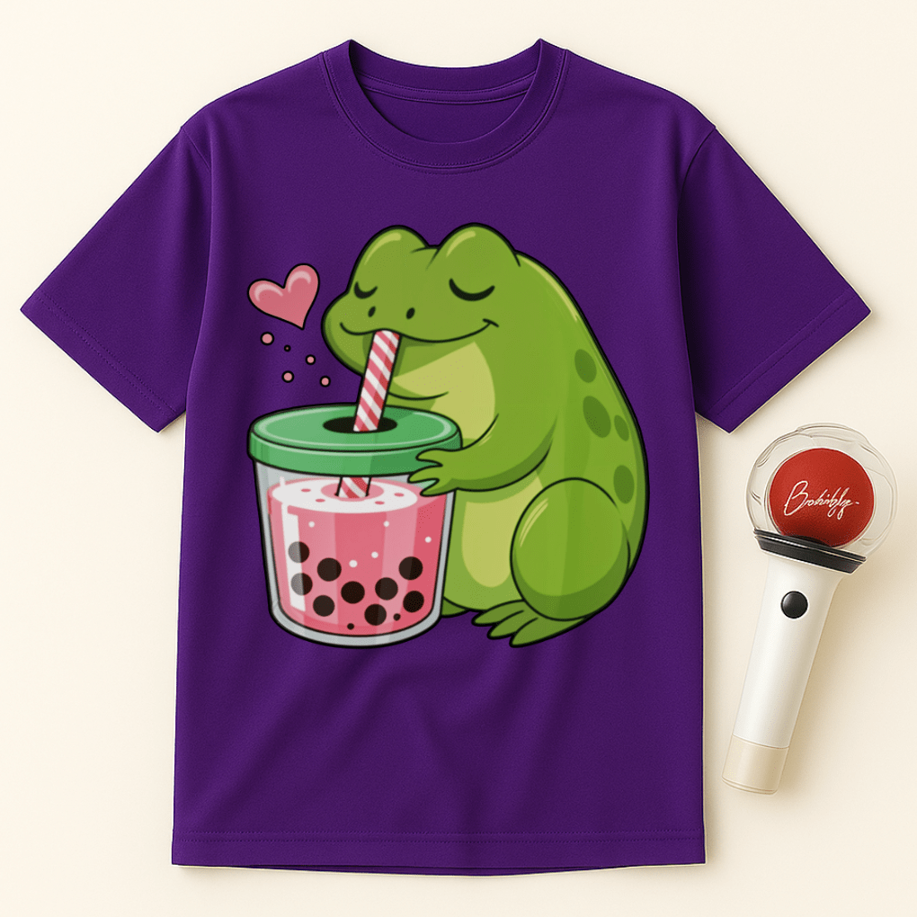 FROG BUBBLE TEA UNISEX T-SHIRT