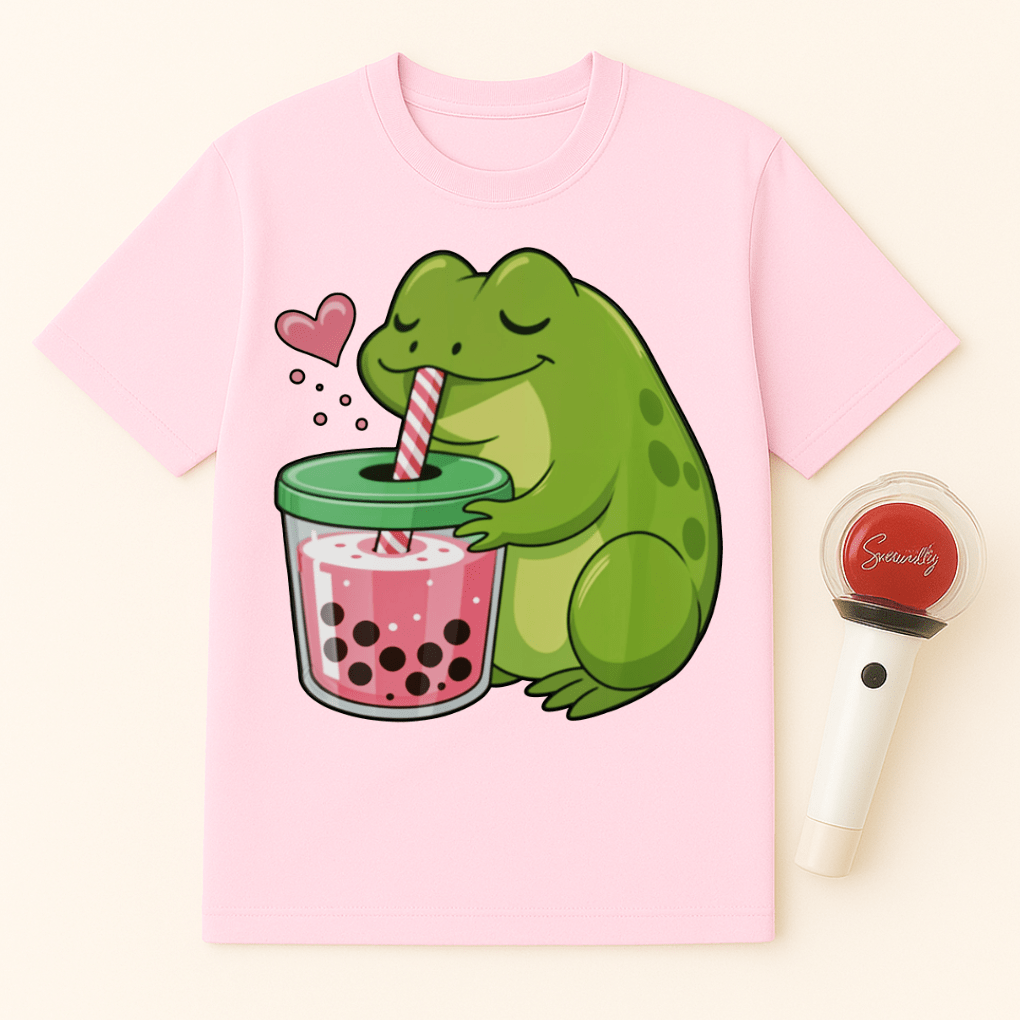 FROG BUBBLE TEA UNISEX T-SHIRT
