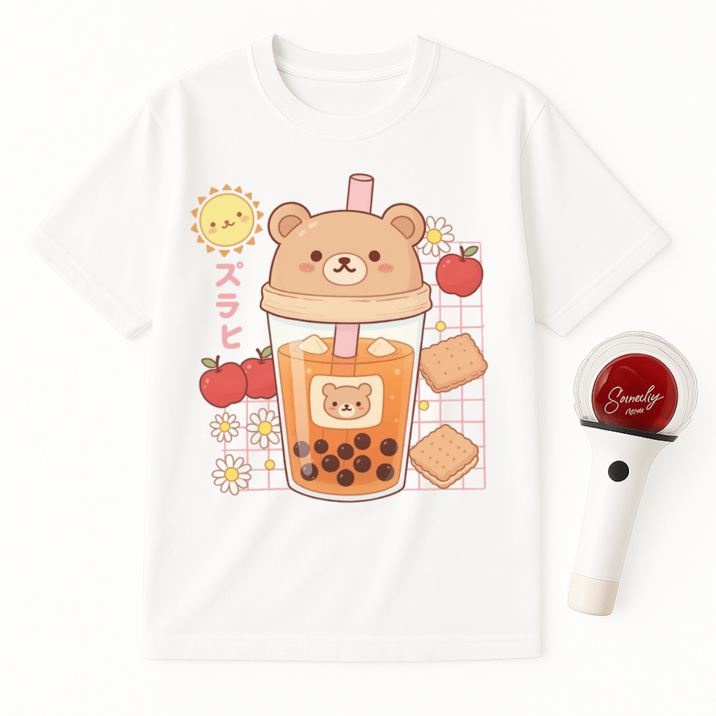 KAWAII BOBA BEAR UNISEX T-SHIRT