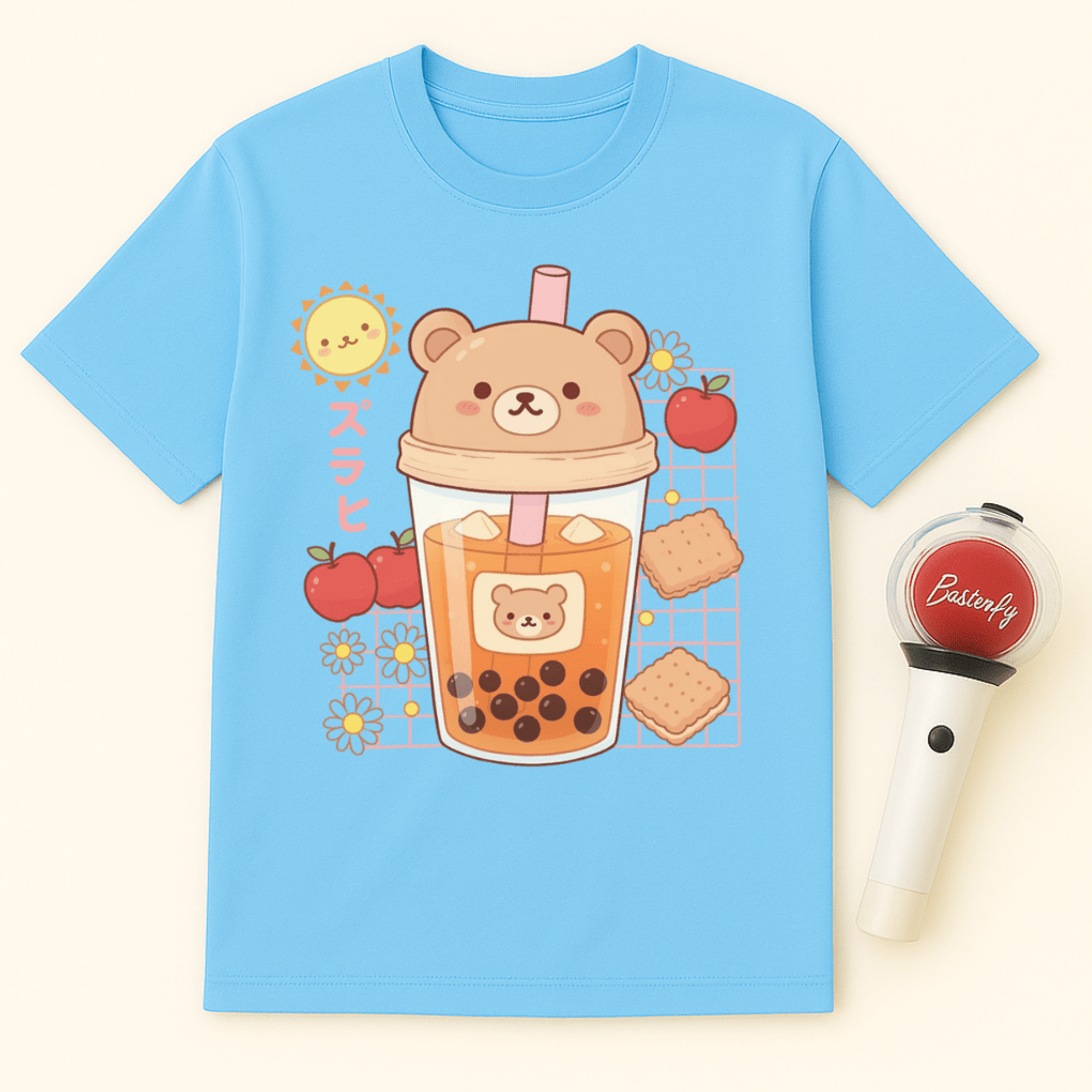 KAWAII BOBA BEAR UNISEX T-SHIRT