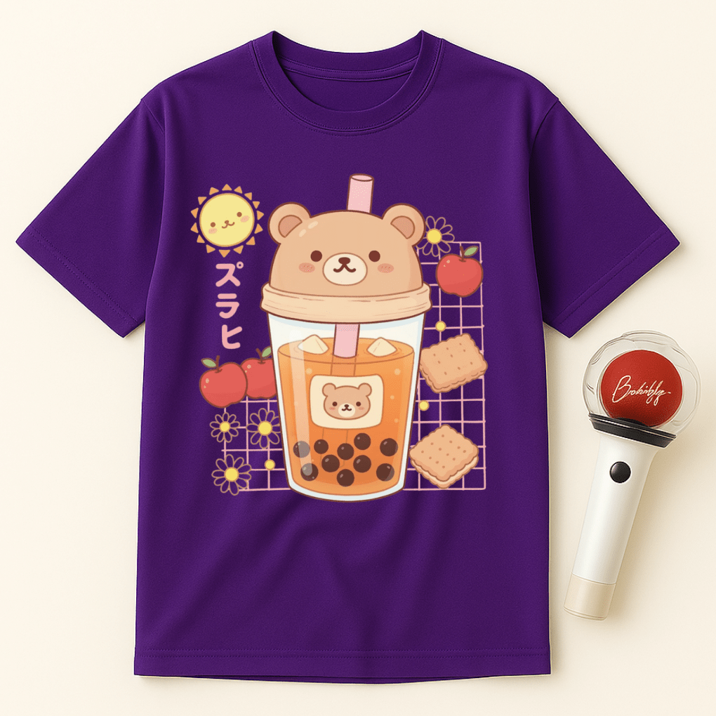 KAWAII BOBA BEAR UNISEX T-SHIRT