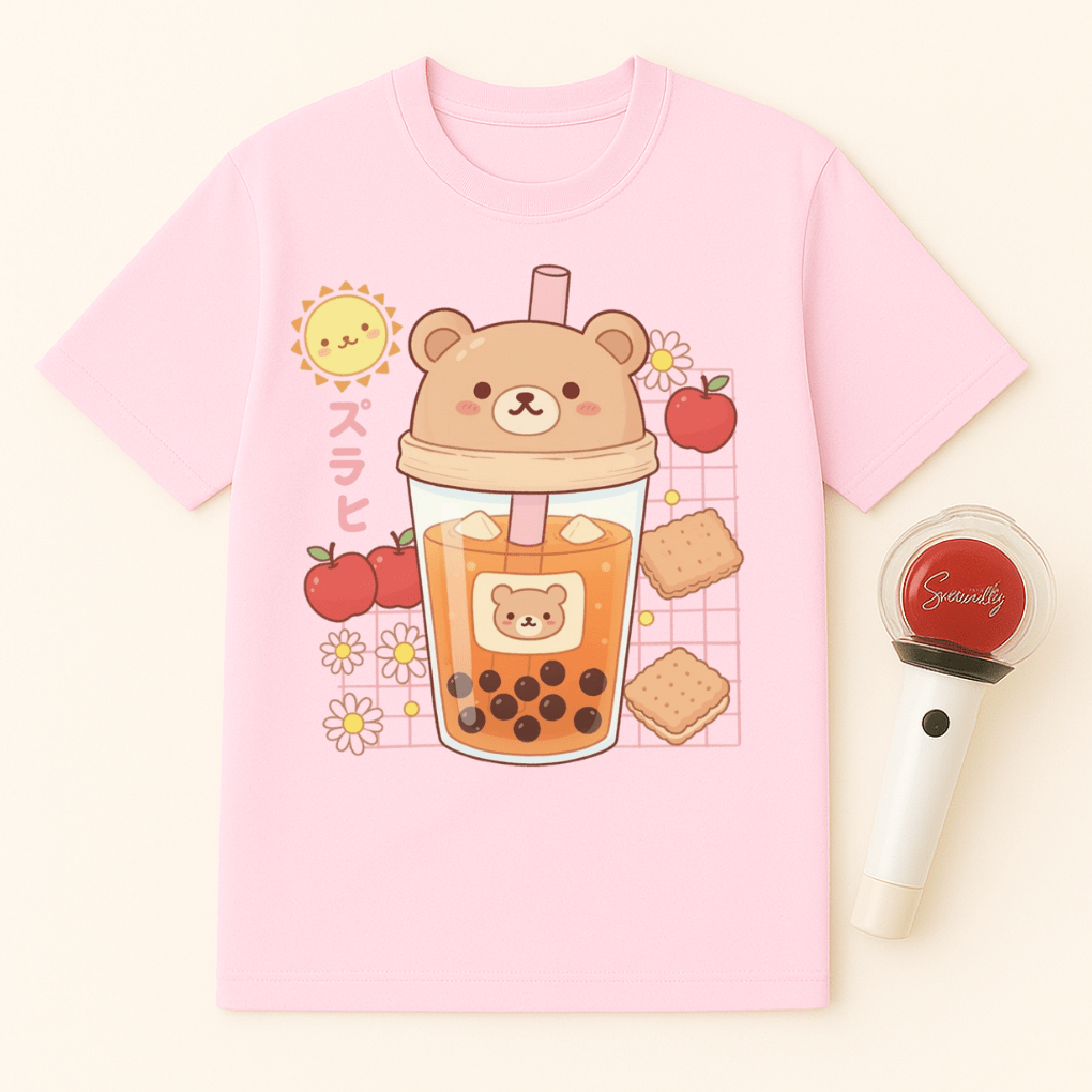 KAWAII BOBA BEAR UNISEX T-SHIRT