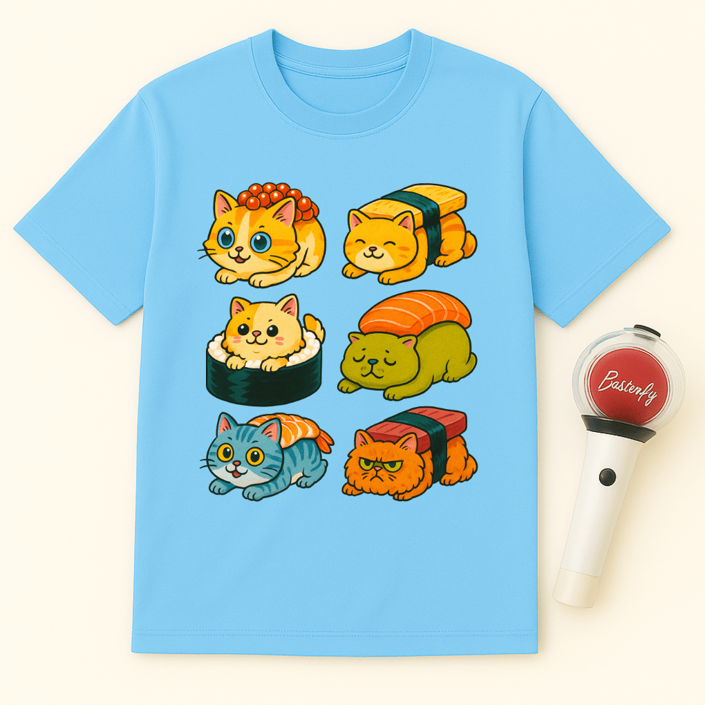 SUSHI CAT UNISEX T-SHIRT