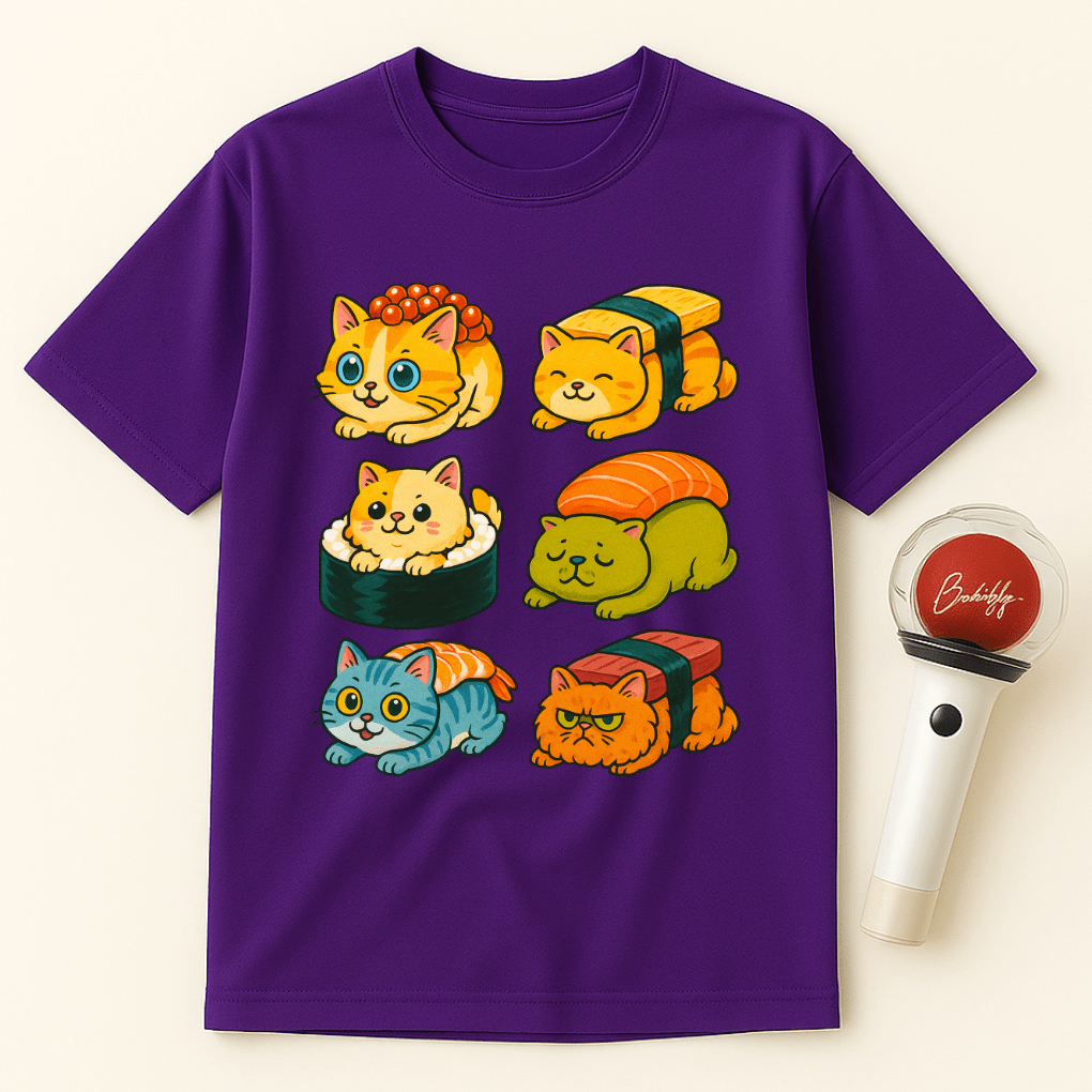 SUSHI CAT UNISEX T-SHIRT