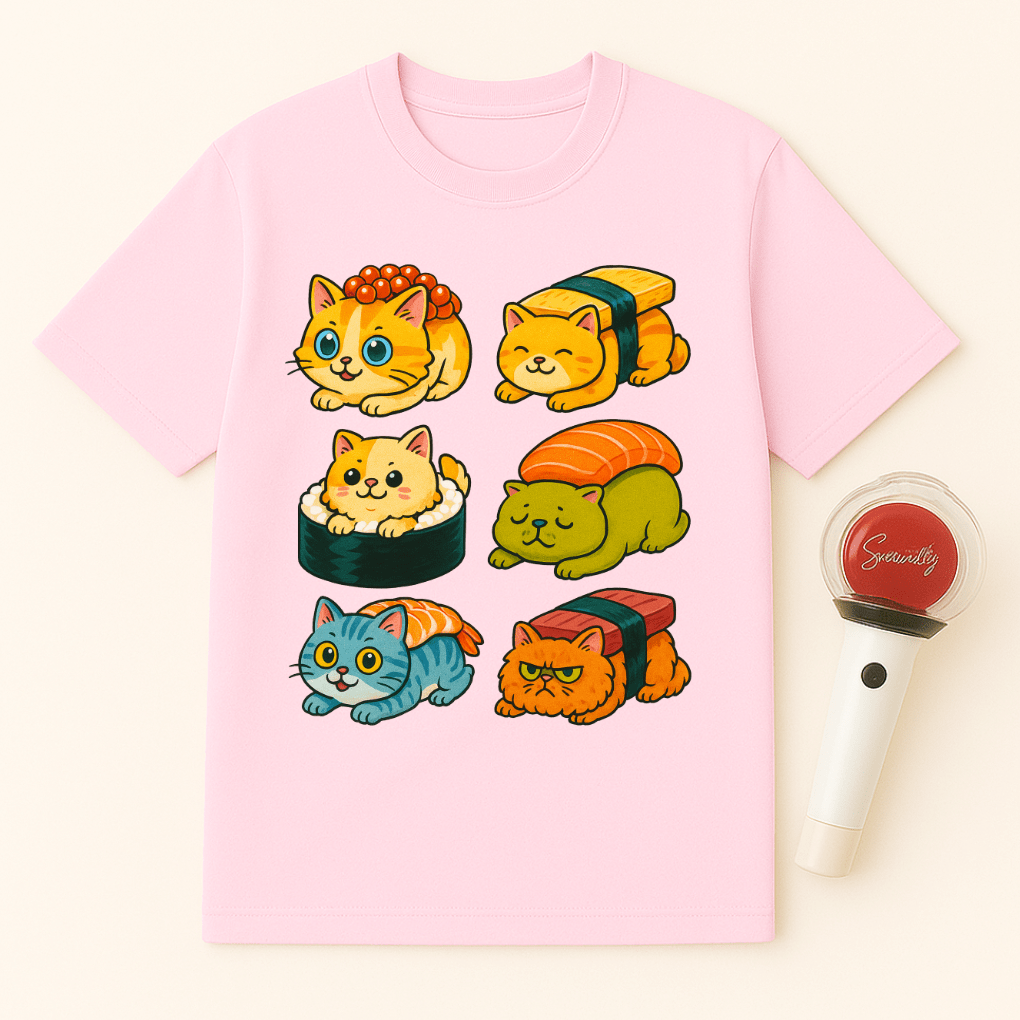 SUSHI CAT UNISEX T-SHIRT