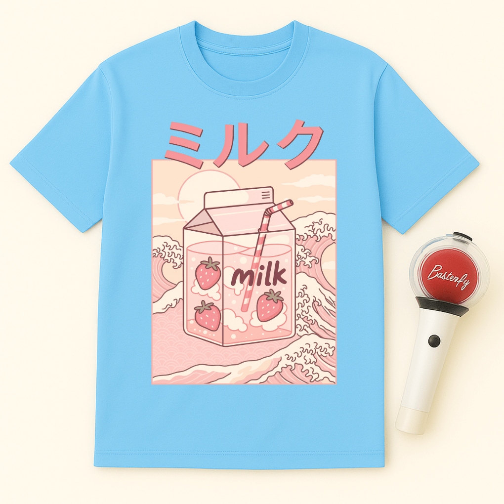 STRAWBERRY MILK CARTON UNISEX T-SHIRT