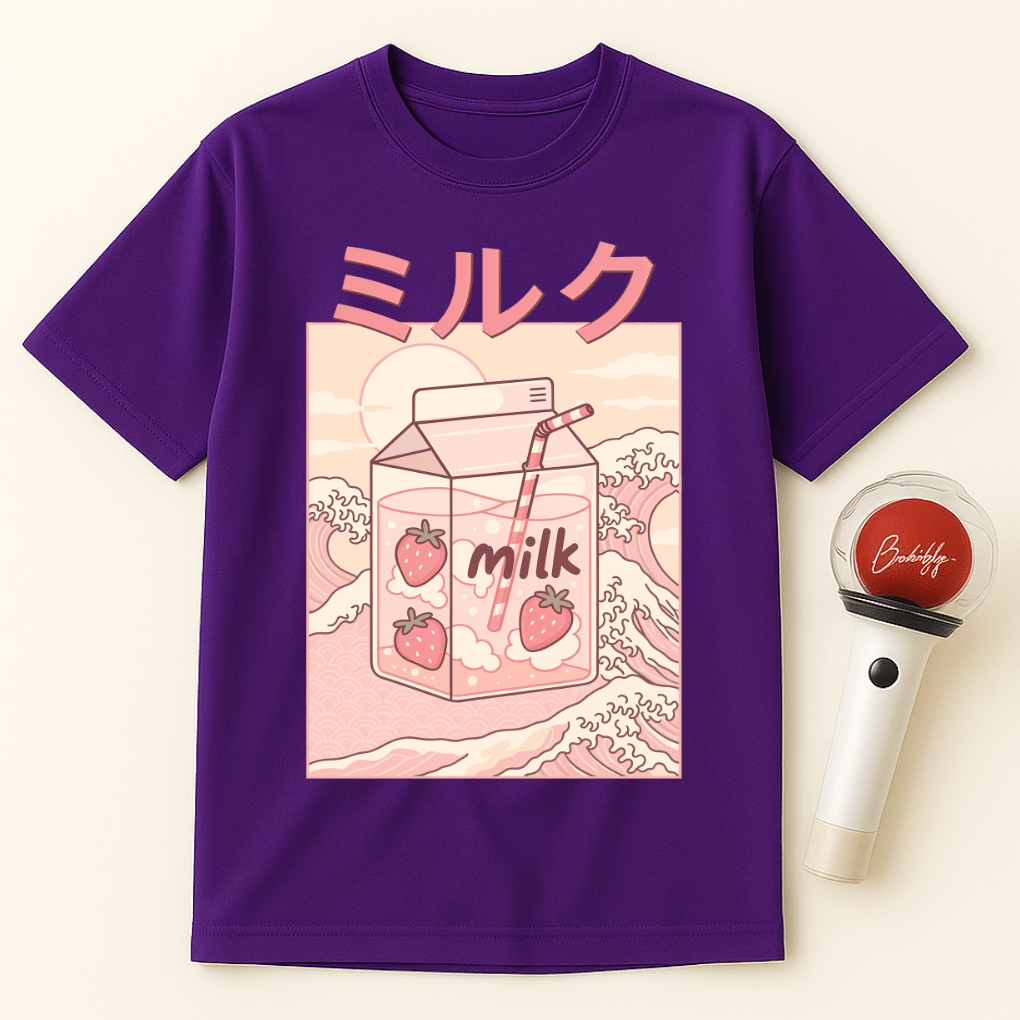 STRAWBERRY MILK CARTON UNISEX T-SHIRT