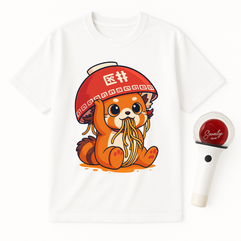 RED PANDA RAMEN BOWL HAT UNISEX T-SHIRT