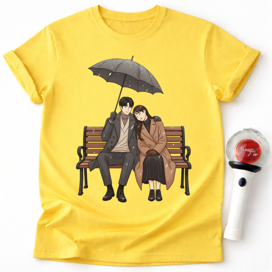 ROMANTIC RAIN UMBRELLA T-SHIRT