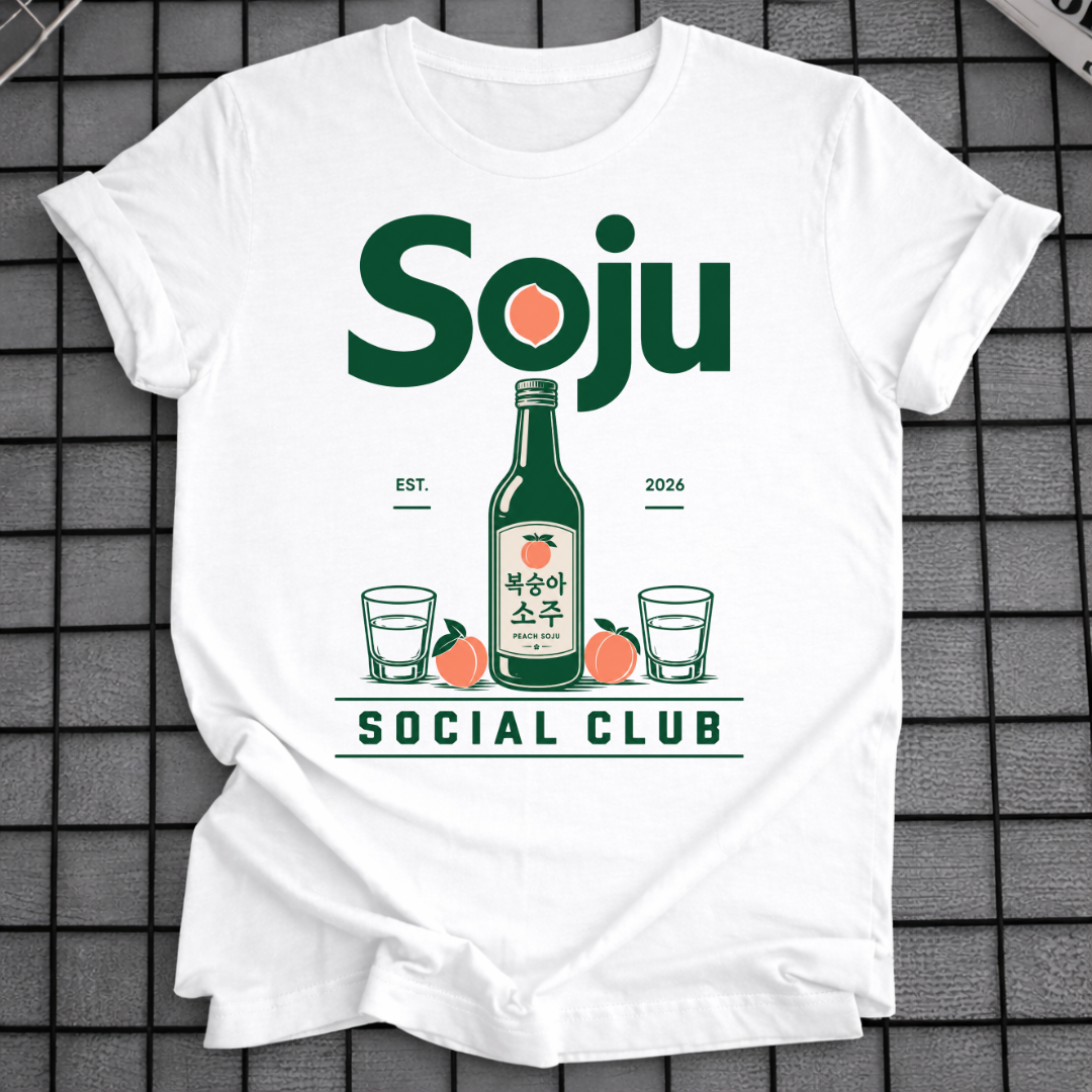 PEACH SOJU SOCIAL CLUB T-SHIRT