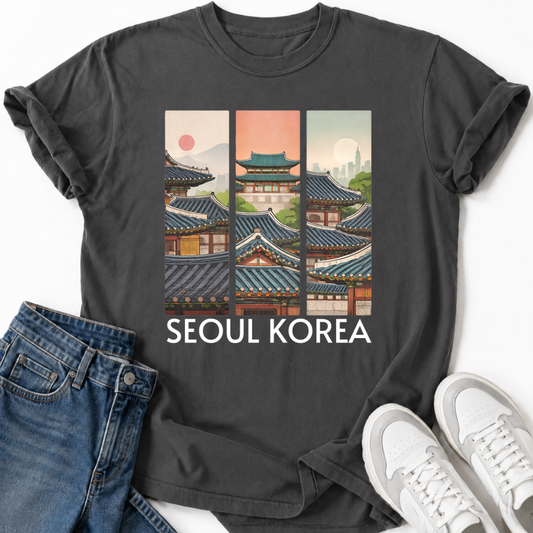 SEOUL KOREA TRADITIONELLES T-SHIRT