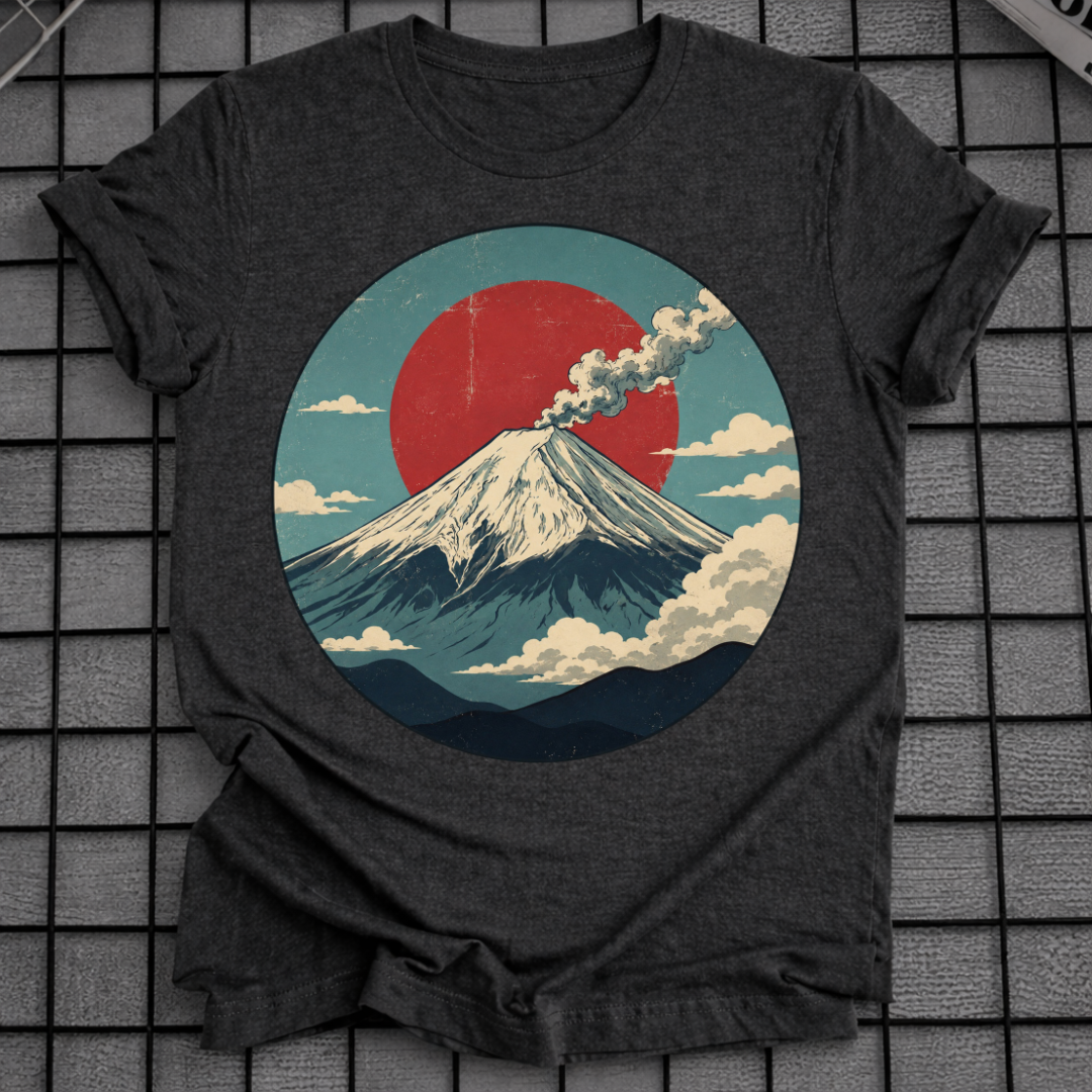MOUNT FUJI RED SUN T-SHIRT