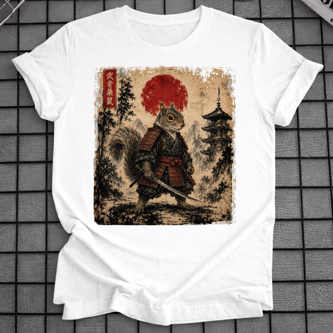 JAPANISCHES KRIEGER-EICHHÖRNCHEN T-SHIRT
