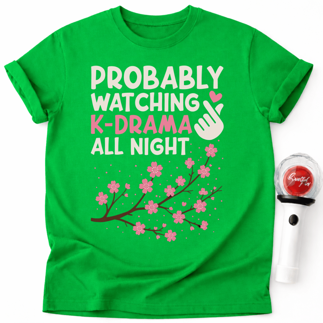 K-DRAMA DIE GANZE NACHT SCHAUEN T-SHIRT