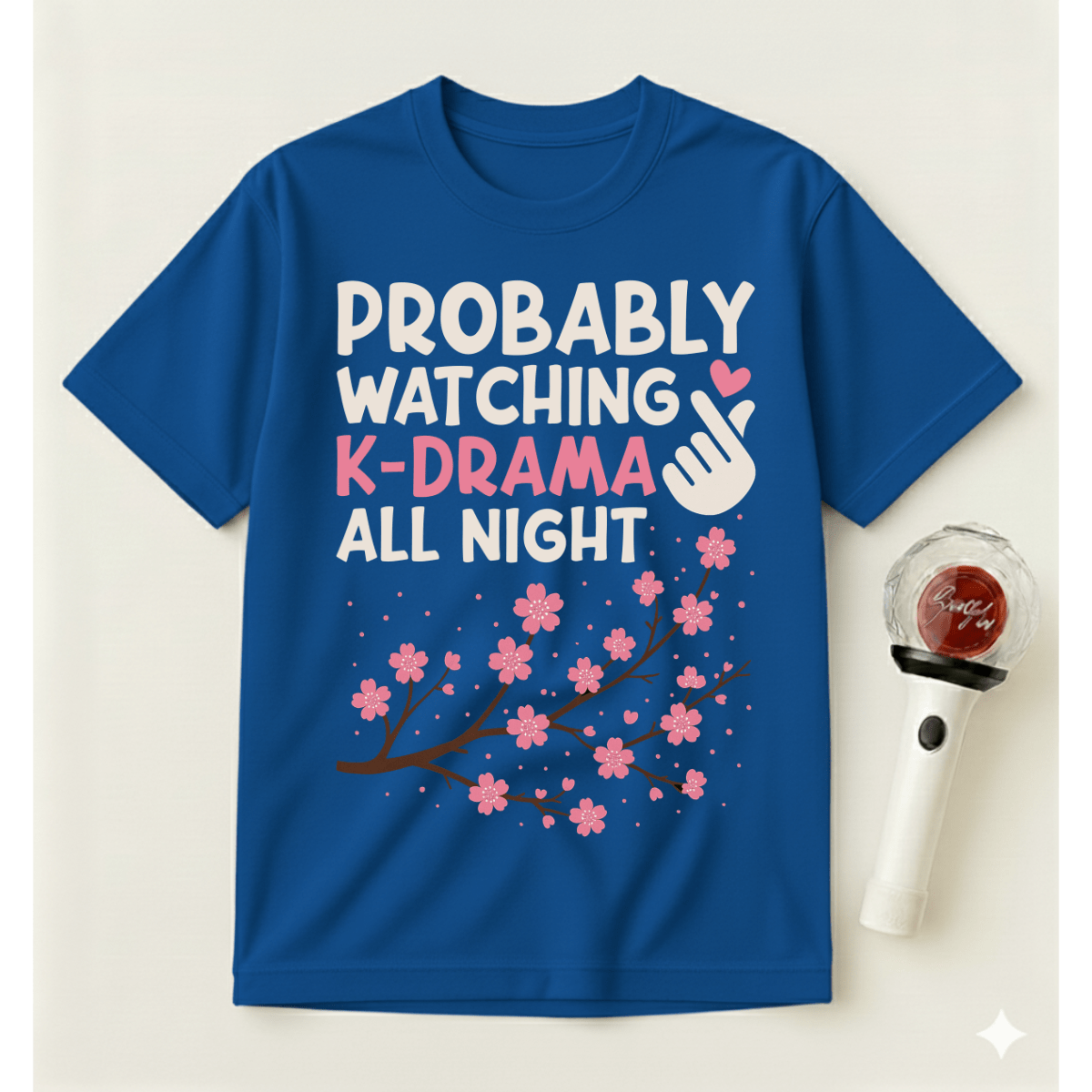 WATCHING K-DRAMA ALL NIGHT T-SHIRT